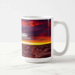 Canyon de Chelly, zonsondergang, Arizona Koffiemok