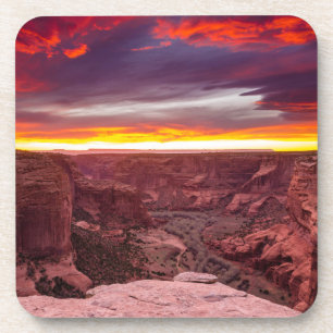 Canyon de Chelly, zonsondergang, Arizona Onderzetter
