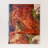 Canyon de Claire New Mexico.Kerstgroeten Legpuzzel (Verticaal)