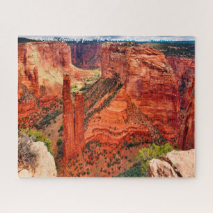 Canyon de Claire New Mexico.Kerstgroeten Legpuzzel