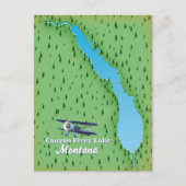 Canyon Ferry Lake Montana kaart (Voorkant)