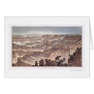 Canyon grand de pinte. Sublimez par Dutton 1882C