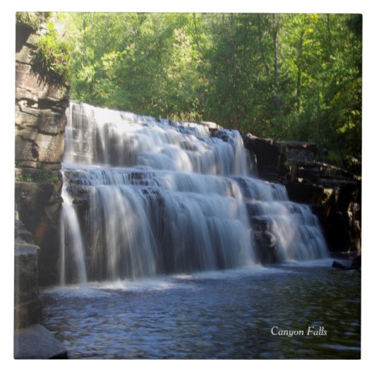 Canyon Herfst tegel Tegeltje (Voorkant)