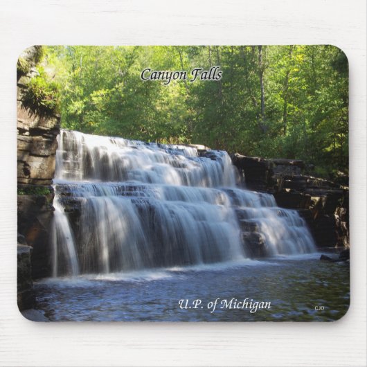 Canyon Herfsten mousepad Muismat (Voorkant)
