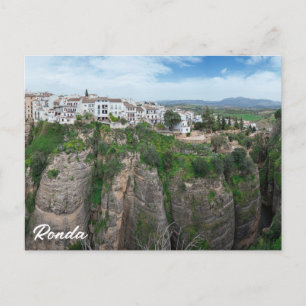 Canyon in Ronda Andalusië, Spanje Briefkaart