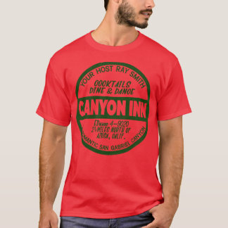 Canyon Inn San Gabriel Retro Defunct Motel Califor T-shirt