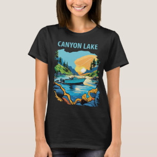 Canyon Lake Arizona Blauwe Reis T-shirt