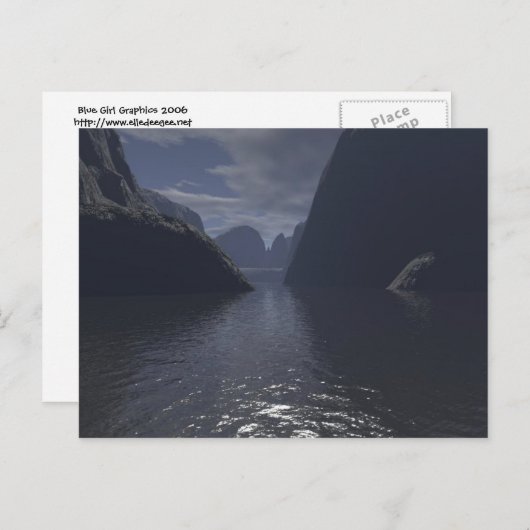 Canyon Lake Briefkaart (Voorkant / Achterkant)