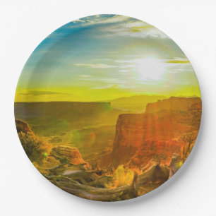 Canyon lands Nationaal Park Moab Utah Papieren Bordje
