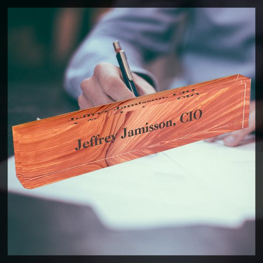 Canyon plaque de bureau acrylique 2 Personnalisé