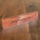 Canyon plaque de bureau acrylique 2 Personnalisé (Taille)