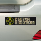 Canyon Shooters Bumpersticker (Op auto)