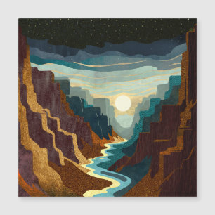 Canyon Sunset Landschap