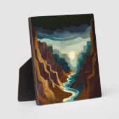 Canyon Sunset Landschap Fotoplaat (Voorkant)