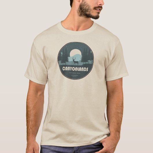 Canyonlands Nationaal Park Herten T-shirt (Voorkant)