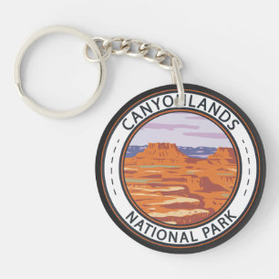 Canyonlands Nationaal Park Island in de Sky Badge Sleutelhanger