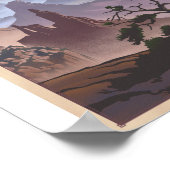 Canyonlands Nationaal Park Litho Kunstwerk Poster (Hoek)