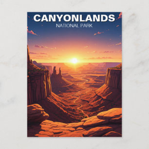 Canyonlands Nationaal Park Moab Utah Briefkaart