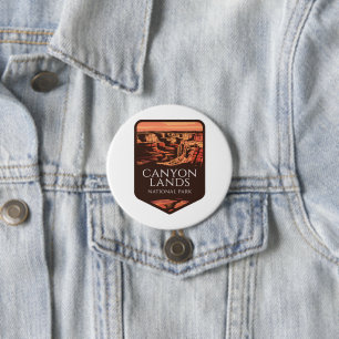 Canyonlands Nationaal Park Sunset Embleem Ronde Button 7,6 Cm