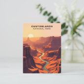 Canyonlands National Park Art, Verenigde Staten Briefkaart (Staand voorkant)