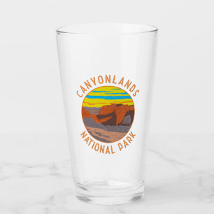 Canyonlands National Park Moab Travel Art Vintage Glas