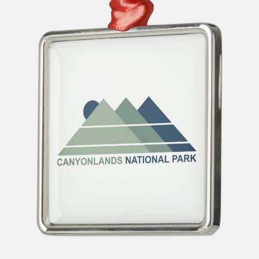 Canyonlands National Park Mountain Sun Metalen Ornament (Links)