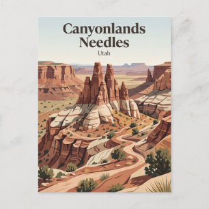 Canyonlands National Park Needles District Utah Briefkaart
