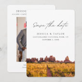 Canyonlands National Park Save the Date Kaart (Voorkant / Achterkant)