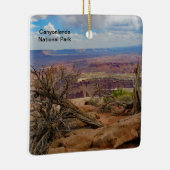 Canyonlands National Park Square Ceramic Ornament (Rechts)