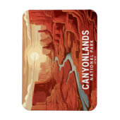 Canyonlands National Park Sunset Magneet (Verticaal)