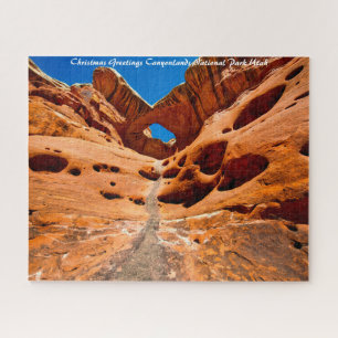 Canyonlands National Park Utah. Kerstgroet Legpuzzel