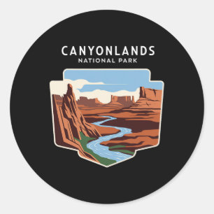Canyonlands National Park Utah Souvenir Wandelen V Ronde Sticker