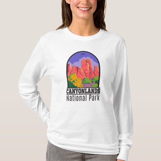 Canyonlands National Park Utah T-Shirt Vintage (Devant)