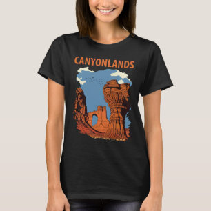 Canyonlands Utah Arches Oranje Reizen T-shirt