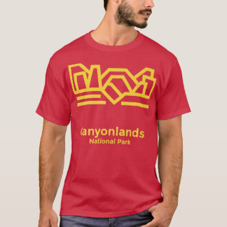 Canyonlands Utah minimalistische Retro Grafisch 98 T-shirt