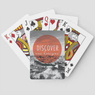 Canyons Nieuwe horizons Citaat ontdekken Pokerkaarten