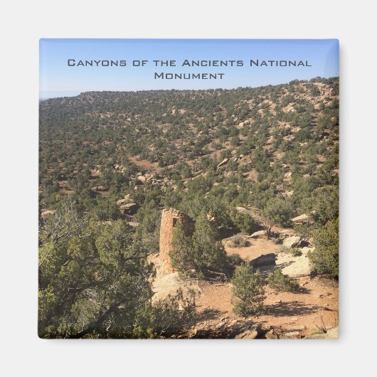 Canyons van het nationale antieke monument magneet (Voorkant)