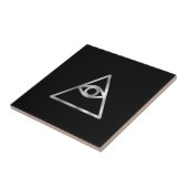 Cao dai Eye of Providence - Religious icon Tegeltje (Zijkant)