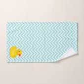 Caoutchouc Canard Canards Chevron Ensemble de serv (Serviette à main)