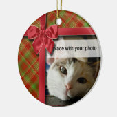 Caoutchouc de Noël et ornement photo plat (Gauche)