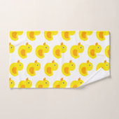 Caoutchouc pour bébé jaune et orange pour enfants (Serviette à main)