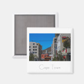 Cap Afrique du Sud Magnet de rue Cityscape (Recto/Verso)
