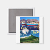 Cap Afrique du Sud Marina Lion's Head Magnet (Recto/Verso)