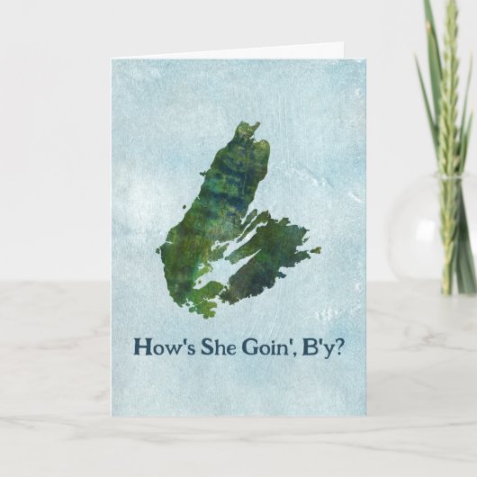 Cap-Breton - Carte de voeux pliée standard (Devant)