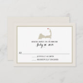 Cap Cod de Provincetown | Mariage RSVP (Devant / Derrière)