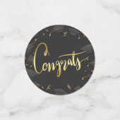 Cap & Confetti Graduation Congrats Confetti (Kleine voorkant)