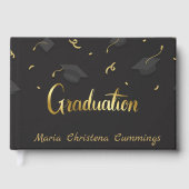Cap & Confetti Graduation Gastenboek (Voorkant)