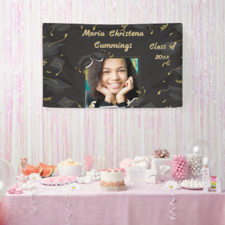 Cap & Confetti Graduation Spandoek