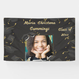 Cap & Confetti Graduation Spandoek