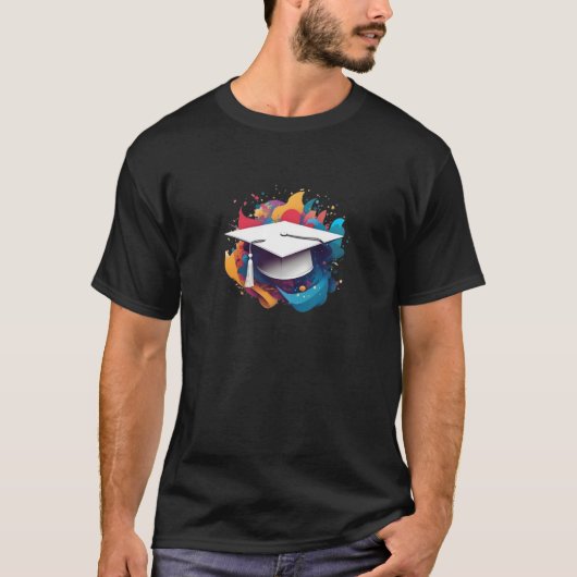 Cap de diplôme - Fier T-shirt diplômé (Devant)